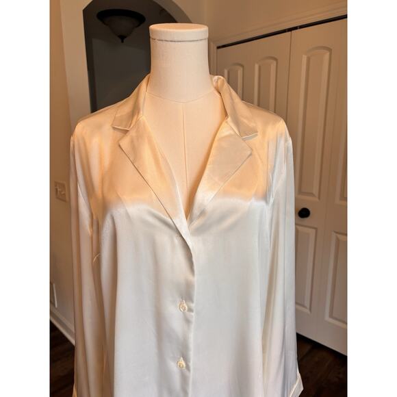 Victoria’s Secret Vintage Luxurious Satin Ivory Champagne Nightgown Nightie Med - Picture 4 of 7